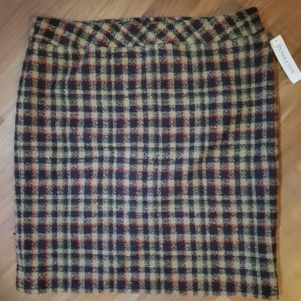 Pendleton Plaid Pencil Skirt